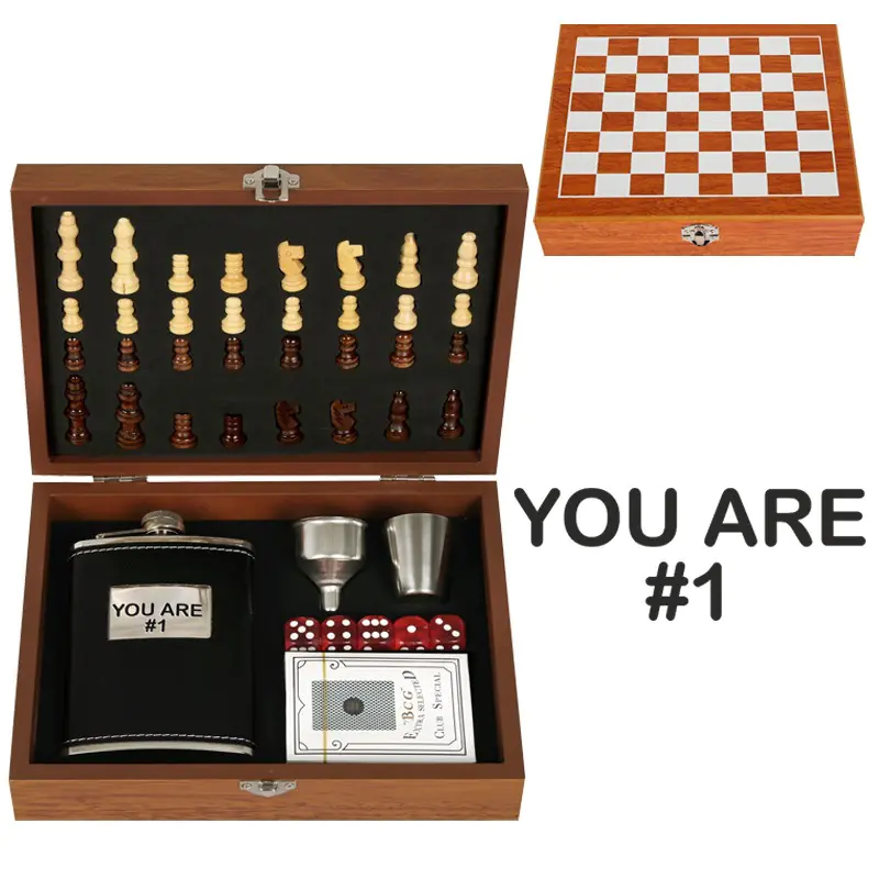 Комплект манерка с шах и аксесоари You are #1