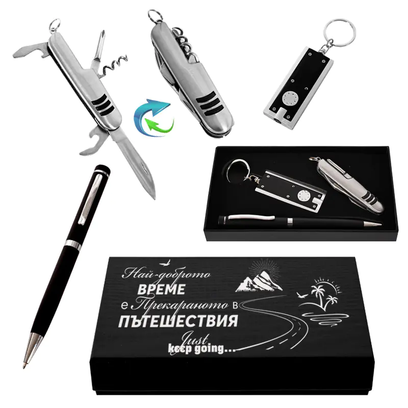 Стилен подаръчен комплект - Пътешествие