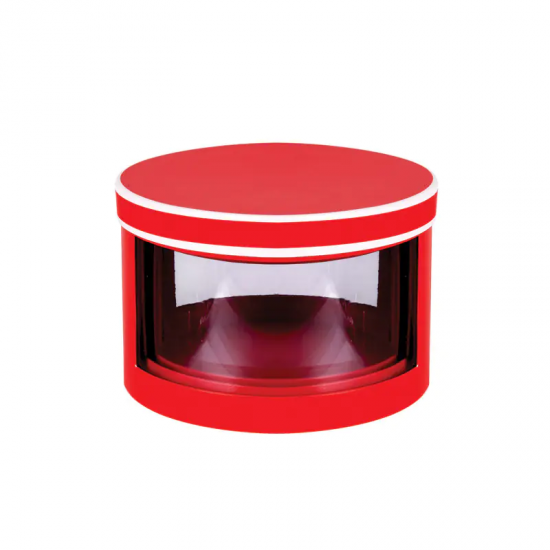 Подаръчни кутии с ПВЦ прозорец 3 в 1 в червено