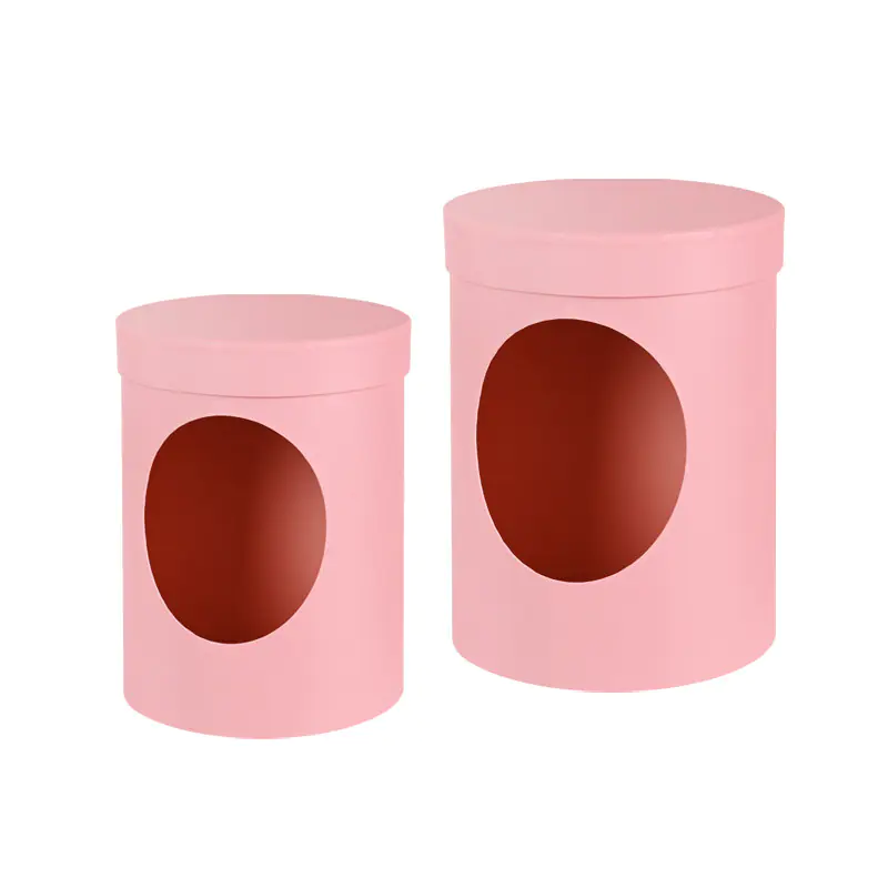 Подаръчни кутии с отвор 2 в 1 в розово