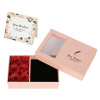 Елегантна кутия за бижута с 6 сапунени рози
