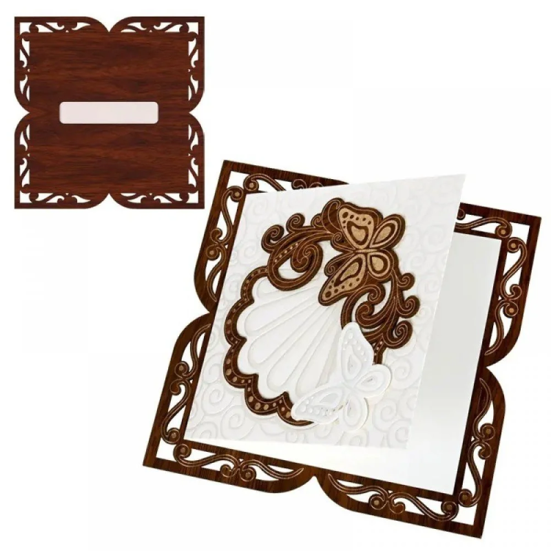 Поздравителна картичка Честито завършване с пеперуди