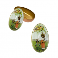 Поставка за яйце с две зайчета