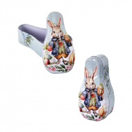 Метална кутийка със зайче