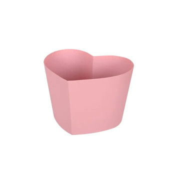 Подаръчна кутия - кашпа Сърце в розово