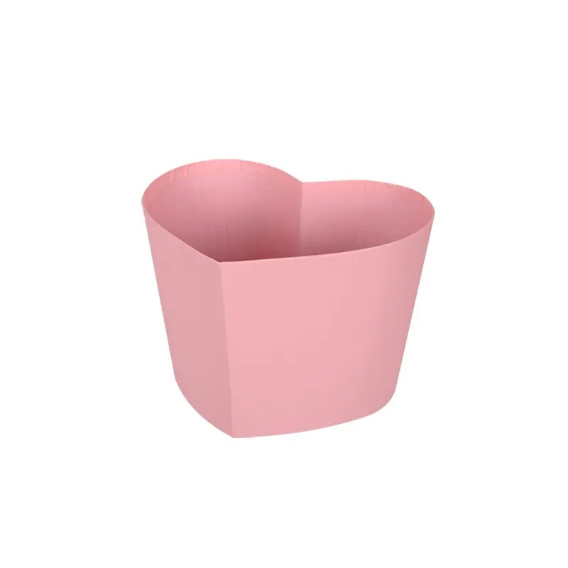 Подаръчна кутия - кашпа Сърце в розово