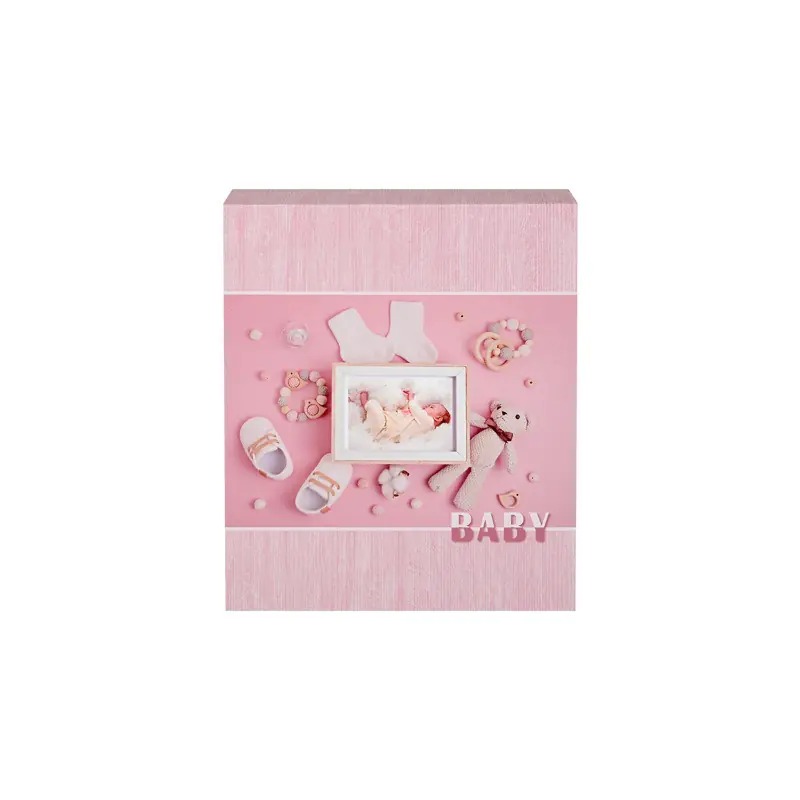 Фотоалбум в кутия Baby в розово