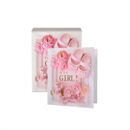 Фотоалбум в кутия It's Girl с розови обувчици