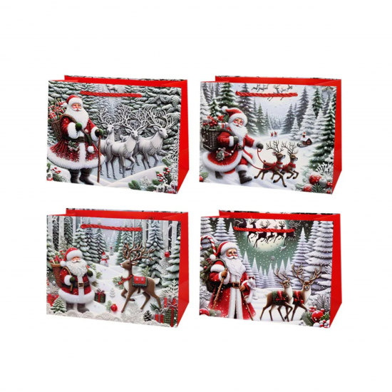 Подаръчна торбичка Дядо Коледа с шейната