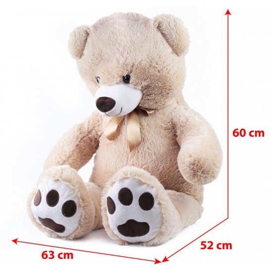 Плюшено мече Фидо, светло кафяво, 100 см