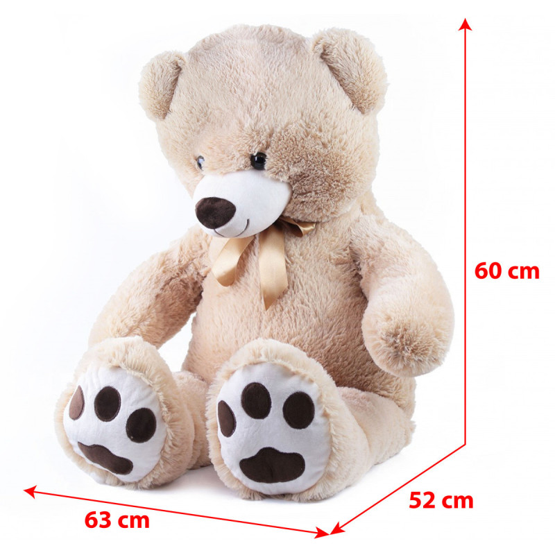 Плюшено мече Фидо, светло кафяво, 100 см