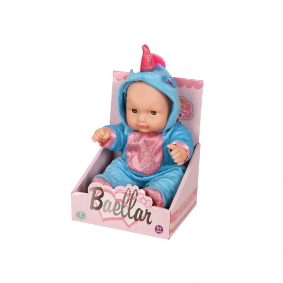 Бебе със син костюм на Еднорог