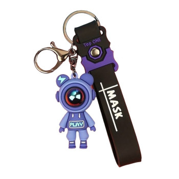 Ключодържател Астронавт, лилав, 7 см