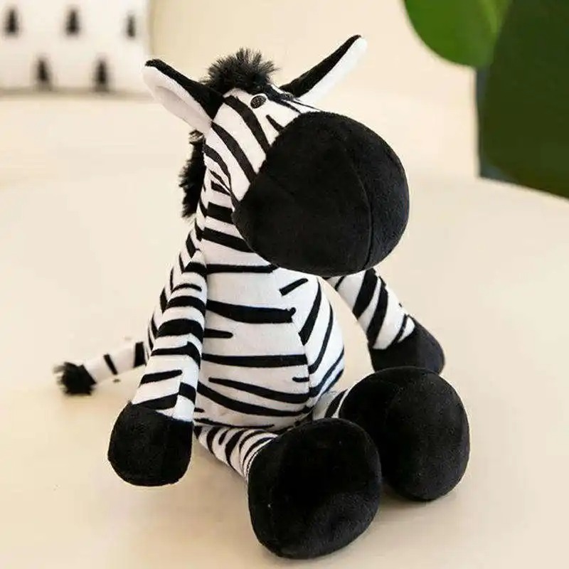 Плюшена зебра Изабела, 25 см