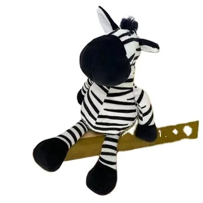 Плюшена зебра Изабела, 25 см
