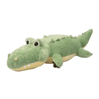 Плюшен крокодил Коки, зелен, 45 см