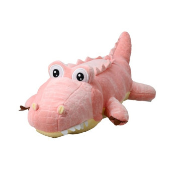 Плюшен крокодил Кика, розов, 45 см