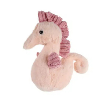 Плюшено морско конче, розово, 25 см 