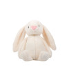 Плюшено зайче с дълги уши, екрю, 25 см