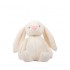 Плюшено зайче с дълги уши, екрю, 25 см