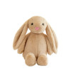 Плюшен заек с дълги уши, бежов, 25 см