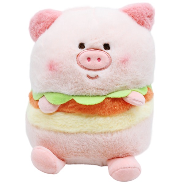 Плюшен бургер прасе, 20 см