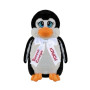 Плюшен пингвин с надписана панделка, 40 см