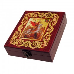 Аксесоари за вино - Св. Георги -  в луксозна кутия