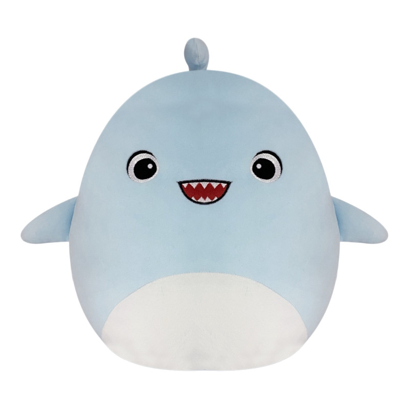 Плюшена възглавничка скуиши Акула, 36 см