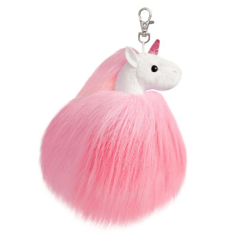 Ключодържател еднорог Aurora, розов, 14 см