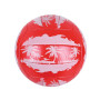 Волейболна топка с палми в червено