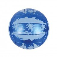 Волейболна топка с палми в синьо