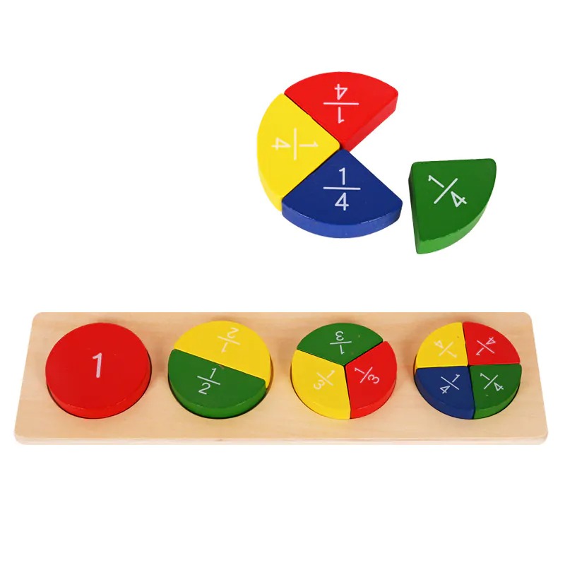 Сортер с дроби - Кръг