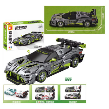 Конструктор -  Спортна кола /289 елемента/