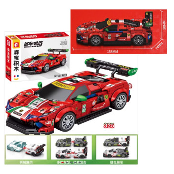 Конструктор - Спортна кола /325 елемента/