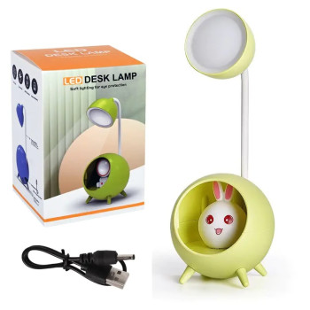Настолна LED лампа - Зайче в жълто