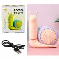 Настолна LED лампа - Моливник Охлювче в ровозо