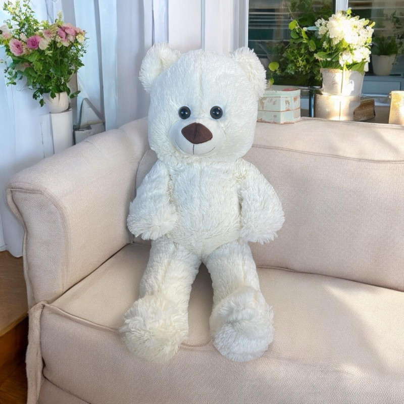 Плюшено мече, бежаво, 55 см