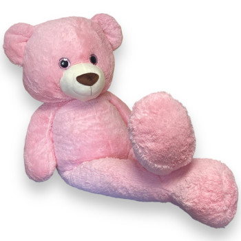 Плюшено мече с дълги крака Катя, розово, 200 см