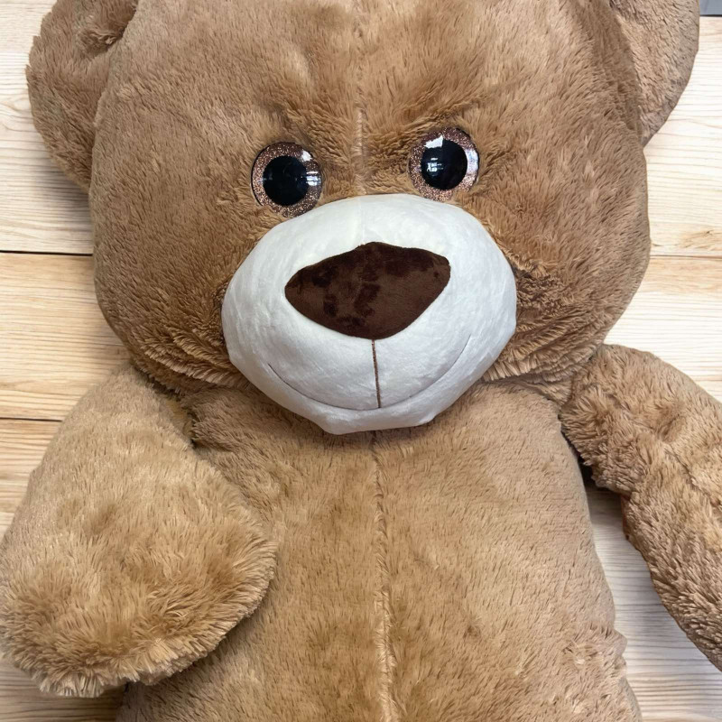 Плюшено мече с дълги крака Петър, кафяво, 200 см