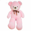 Плюшено мече със сърчице, розово, 120 см