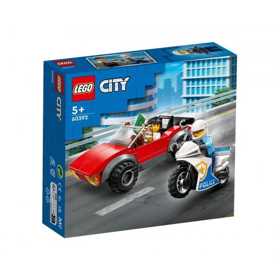 LEGO® City Police 60392 - Преследване с полицейски мотоциклет
