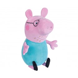 Peppa Pig - Плюшена фигура, 16-20 см, Татко прасе