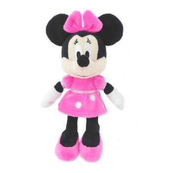 Плюшена играчка Мини Маус с розова рокличка, 20 см