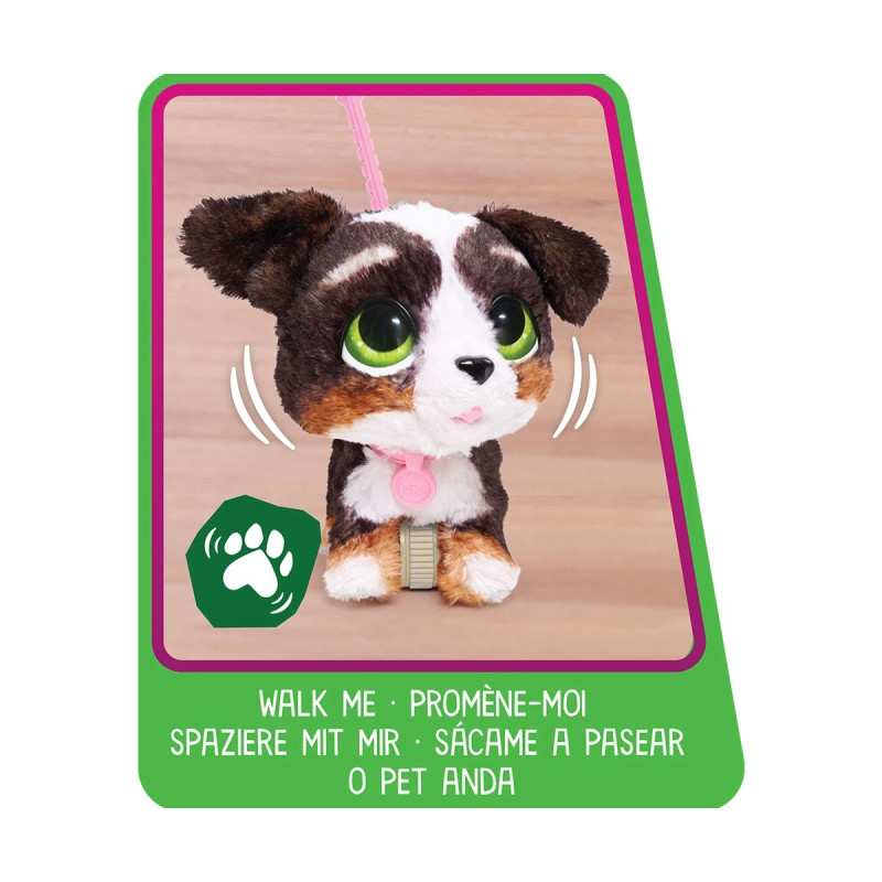 Интерактивно кученце Бернедудъл с каишка 