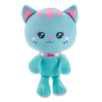 Плюшено коте, играчка Barbie, синьо, 18 см