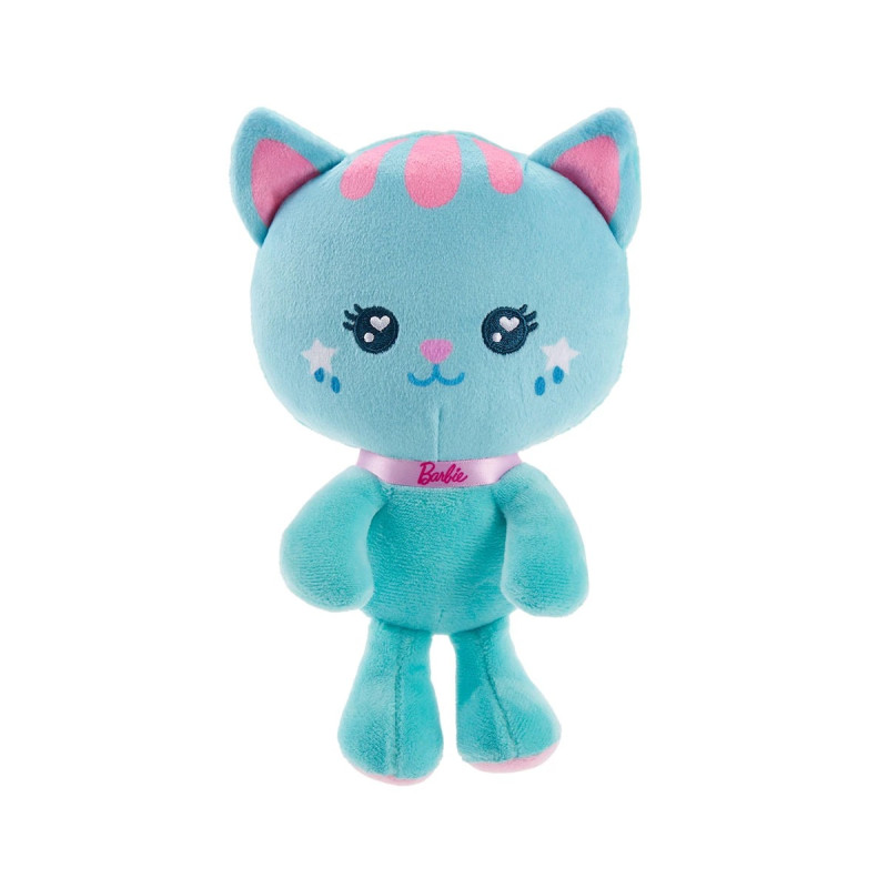Плюшено коте, играчка Barbie, синьо, 18 см