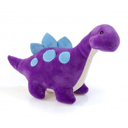 Плюшено скуиши Динозавър, лилав, 26 см