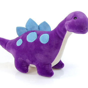 Плюшено скуиши Динозавър, лилав, 26 см