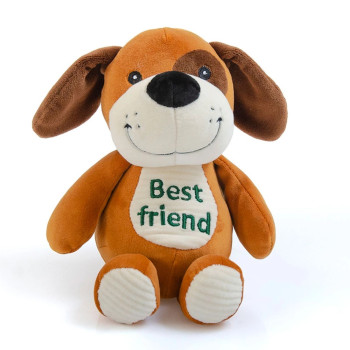 Плюшено куче Best Friend, кафяво, 19 см